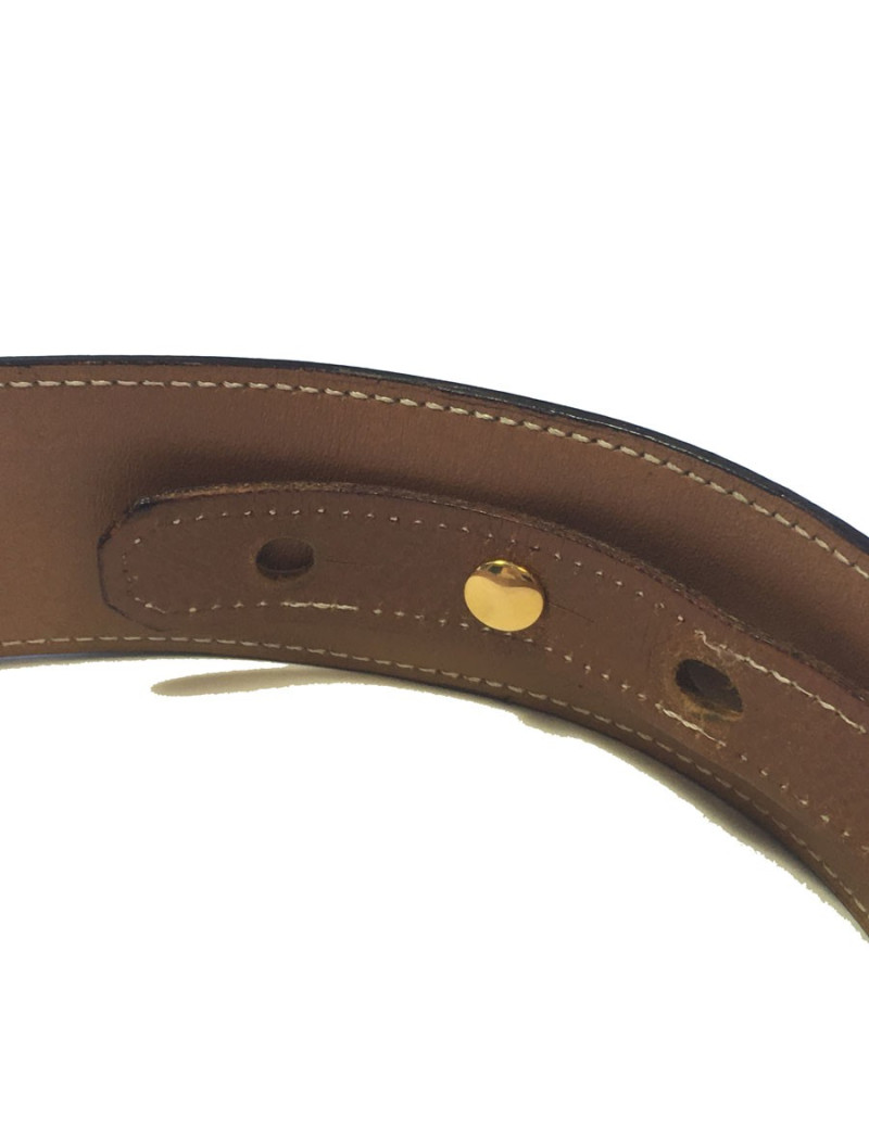 xxx Ceinture Kelly HERMES T72 cuir courchevel gold