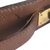 Belt Kelly HERMES T72 courchevel gold leather