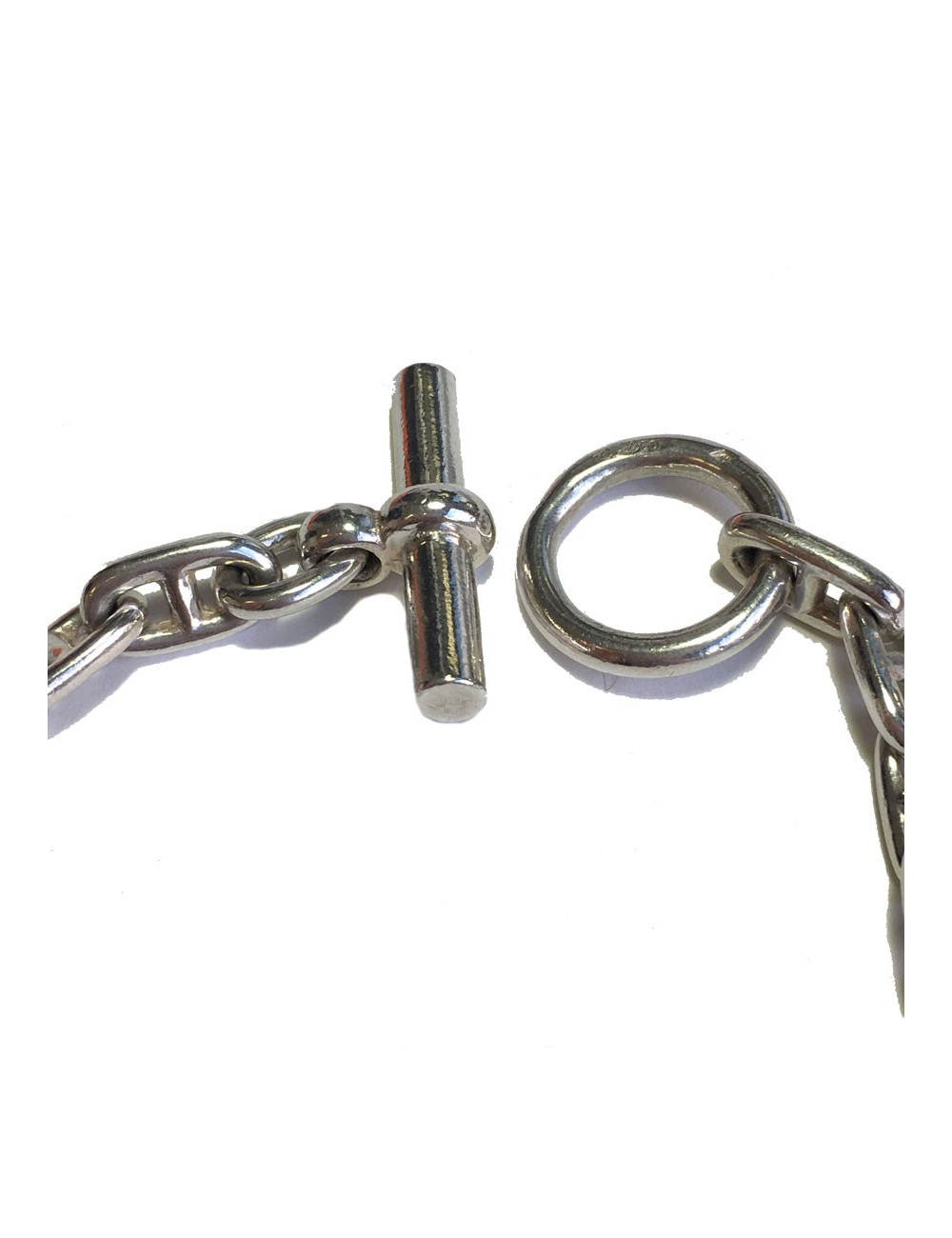 HERMES Necklace 'Chaine d'Ancre' in Sterling Silver 800