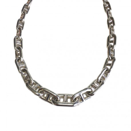 HERMES Necklace 'Chaine d'Ancre' in Sterling Silver 800
