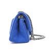 CHANEL mini double flap 2.55 bag in electric blue jersey