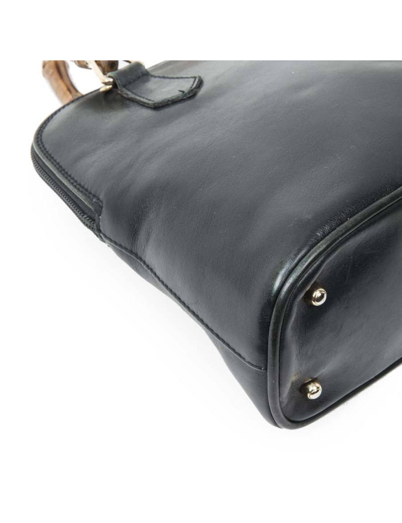 Sac GUCCI bambou avec bandoulière Vintage