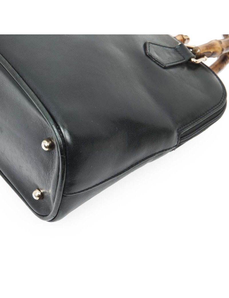 Sac GUCCI bambou avec bandoulière Vintage