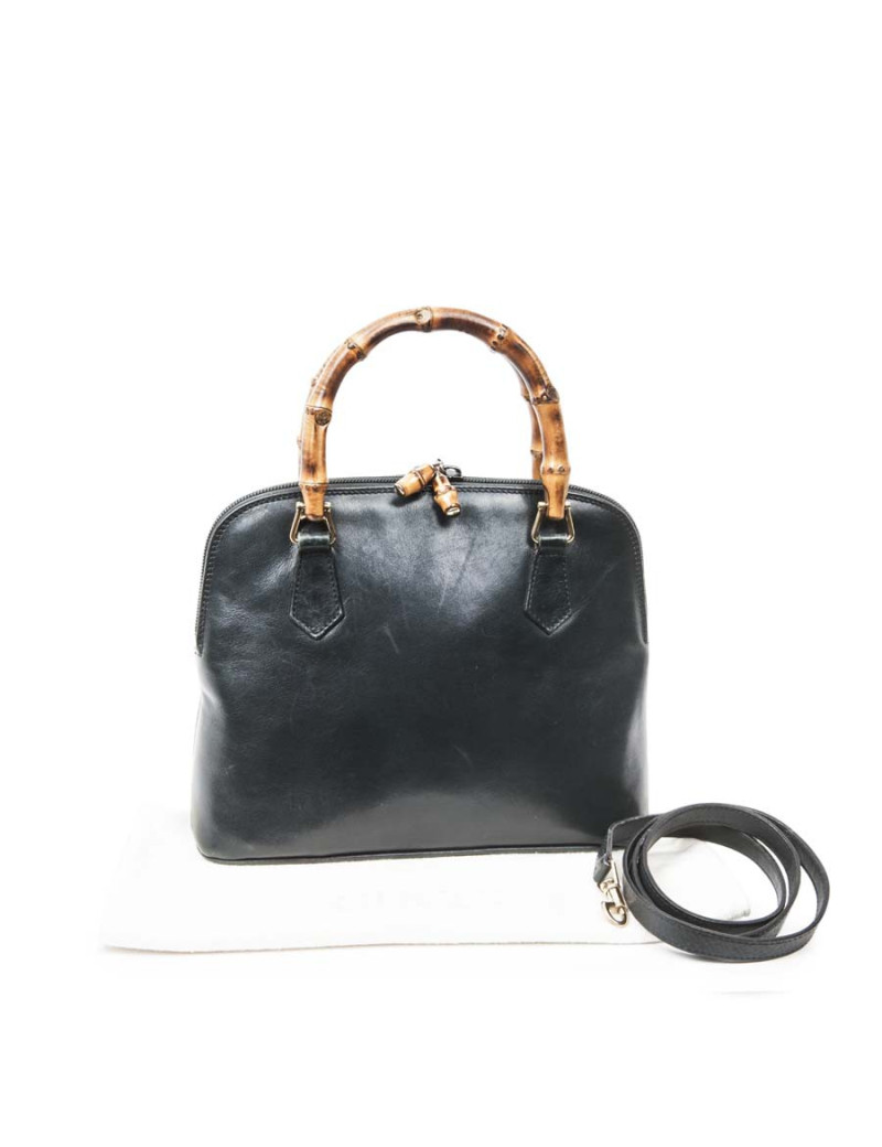 Sac GUCCI bambou avec bandoulière Vintage