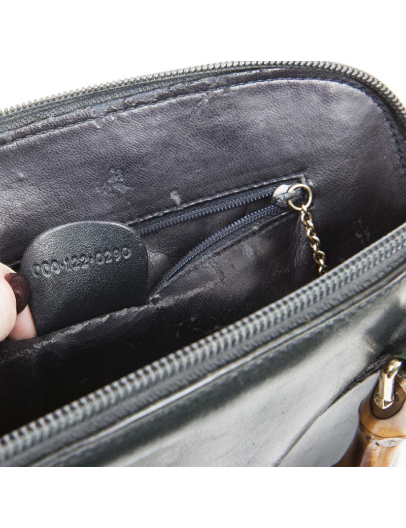 Sac GUCCI bambou avec bandoulière Vintage