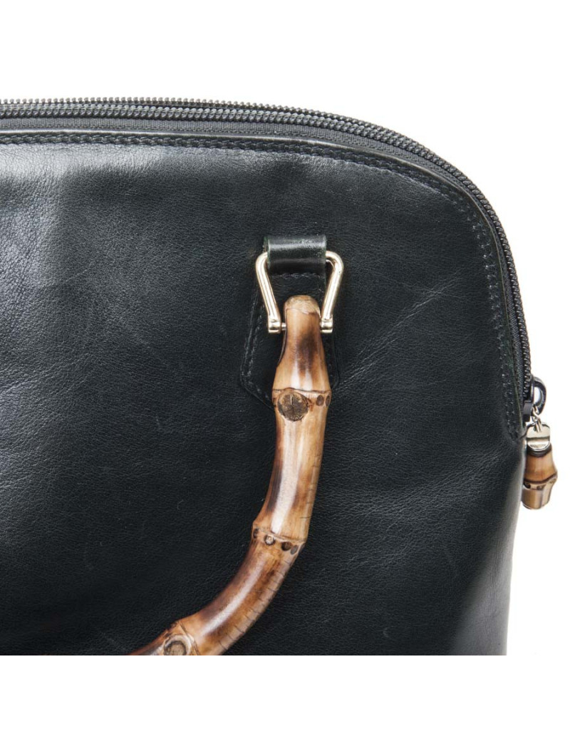 Sac GUCCI bambou avec bandoulière Vintage