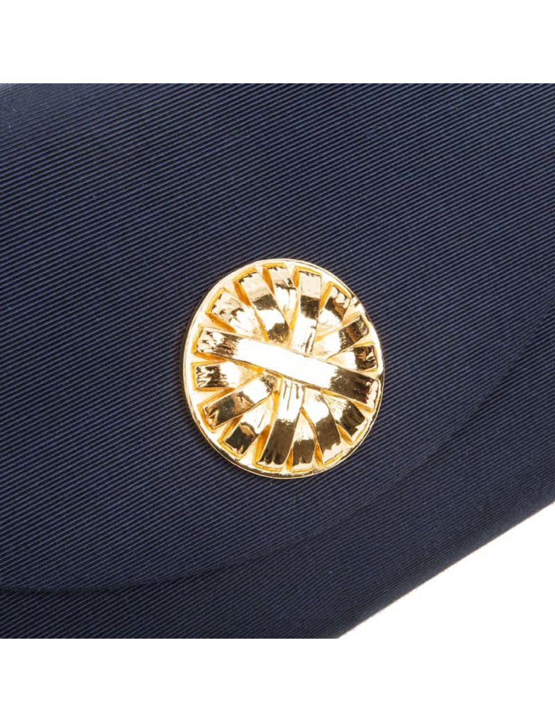 Pochette GIVENCHY  en piqué bleu nuit Vintage