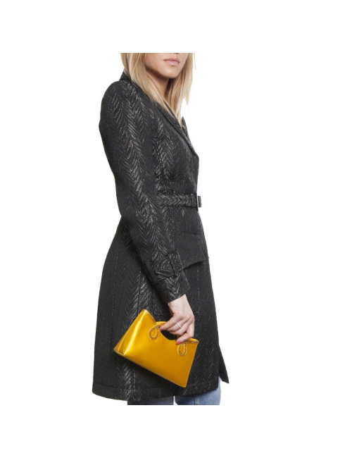 Mini sac de cocktail WALTER STEIGER jaune citron