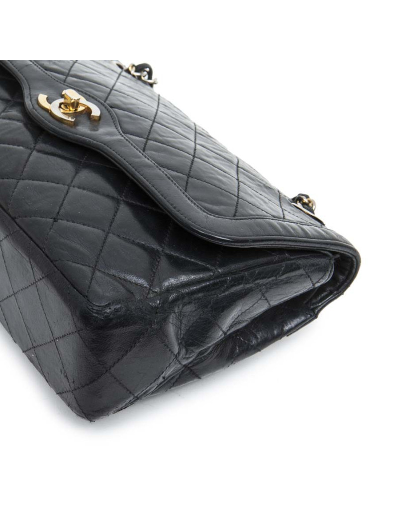 Sac CHANEL timeless bleu nuit Vintage Couture