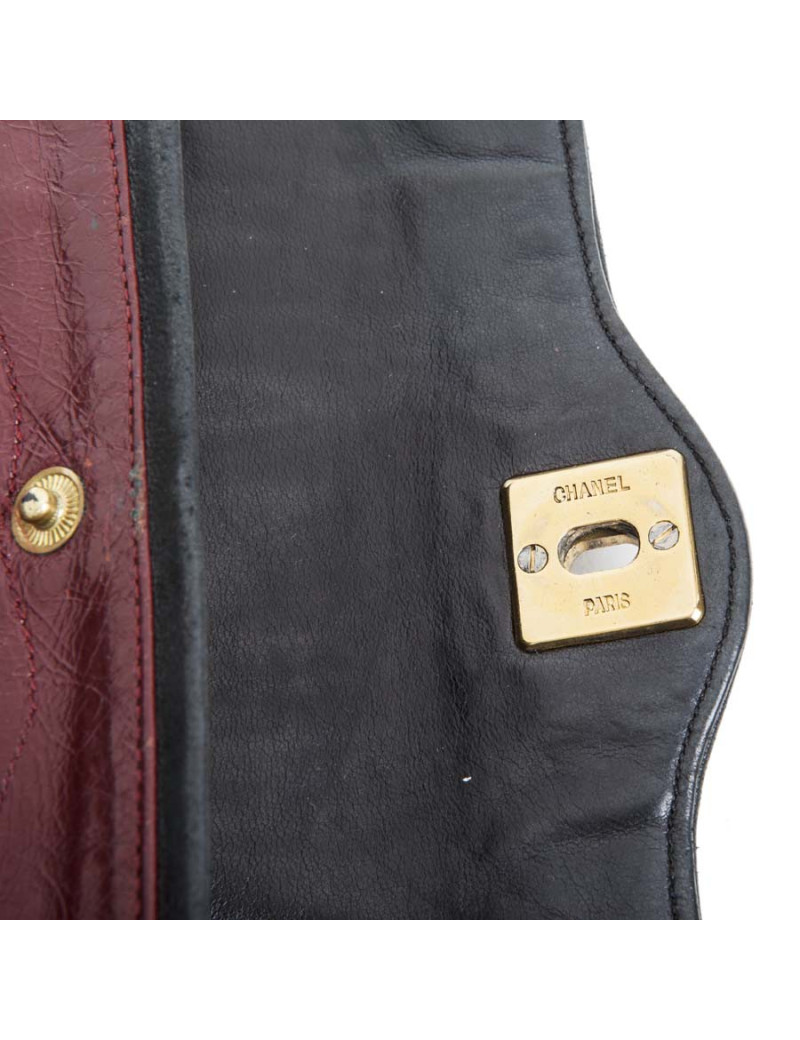 Sac CHANEL timeless bleu nuit Vintage Couture