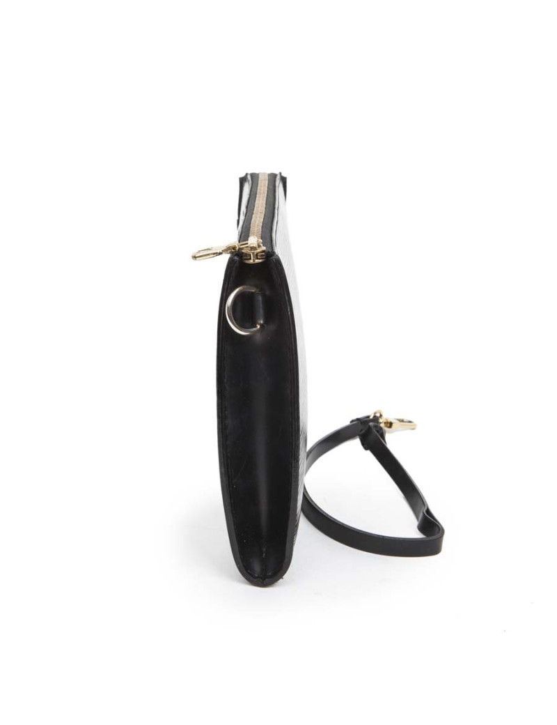 Pochette LOUIS VUITTON cuir épi noir Vintage