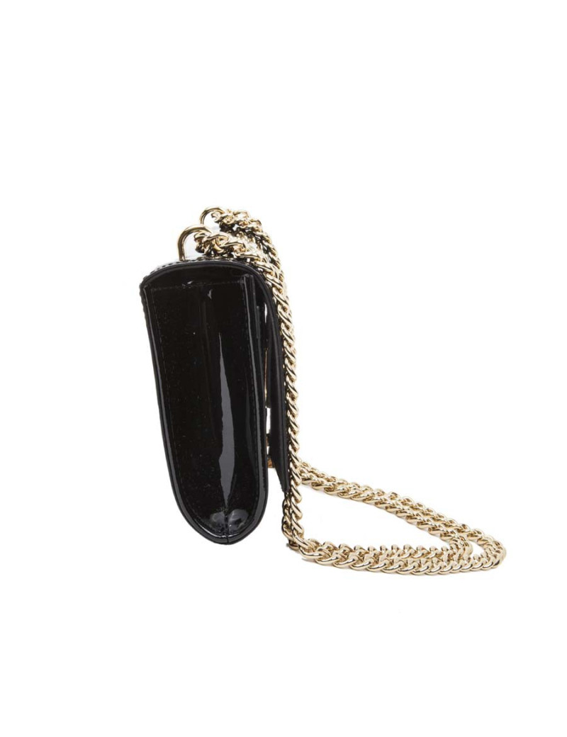 Louise LOUIS VUITTON MM varnished leather black bag