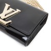 Louise LOUIS VUITTON MM varnished leather black bag
