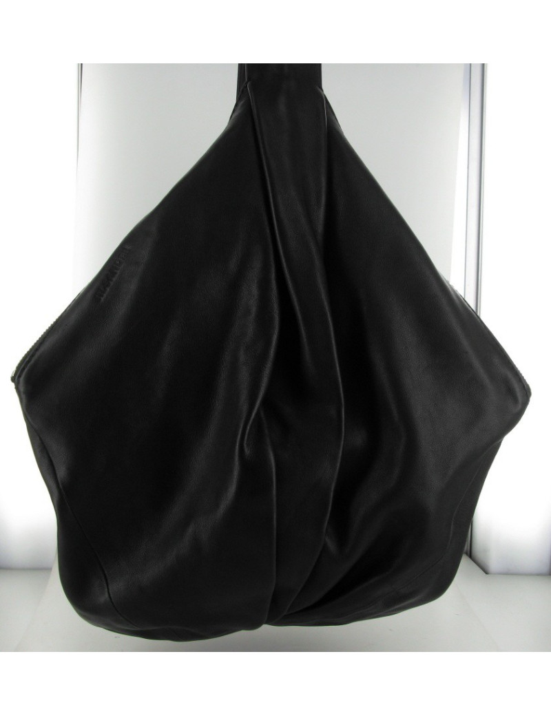 Sac JIL SANDER cuir noir