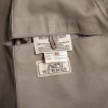HERMES Trench Coat in Taupe Color Reindeer Size 46