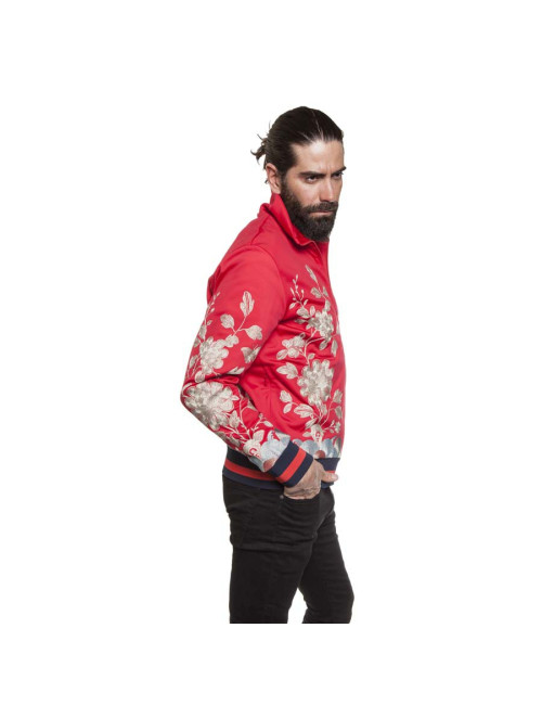 Veste GUCCI jersey broderies fleurs