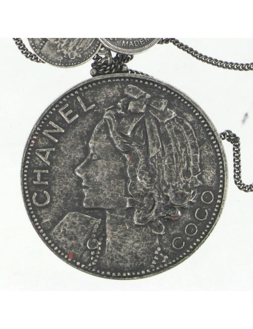 Ceinture sautoir CHANEL médaillons COCO CHANEL