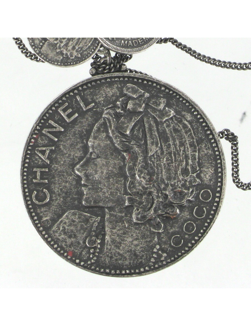 Ceinture sautoir CHANEL médaillons COCO CHANEL