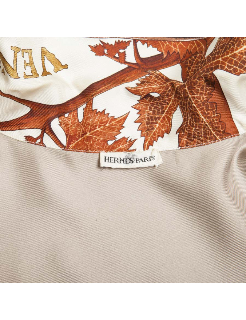 Shirt long scarf HERMES "Harvest"