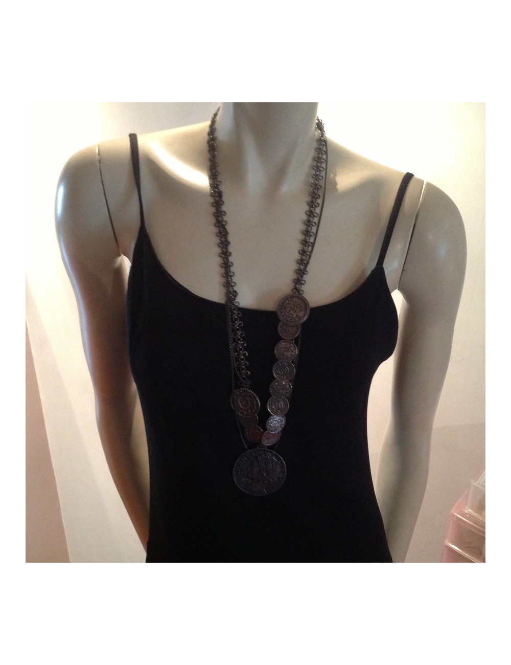 Ceinture sautoir CHANEL médaillons COCO CHANEL