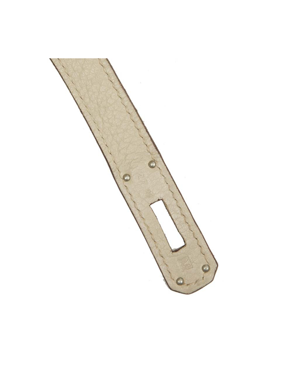 Birkin 40 HERMES cuir taurillon clémence beige