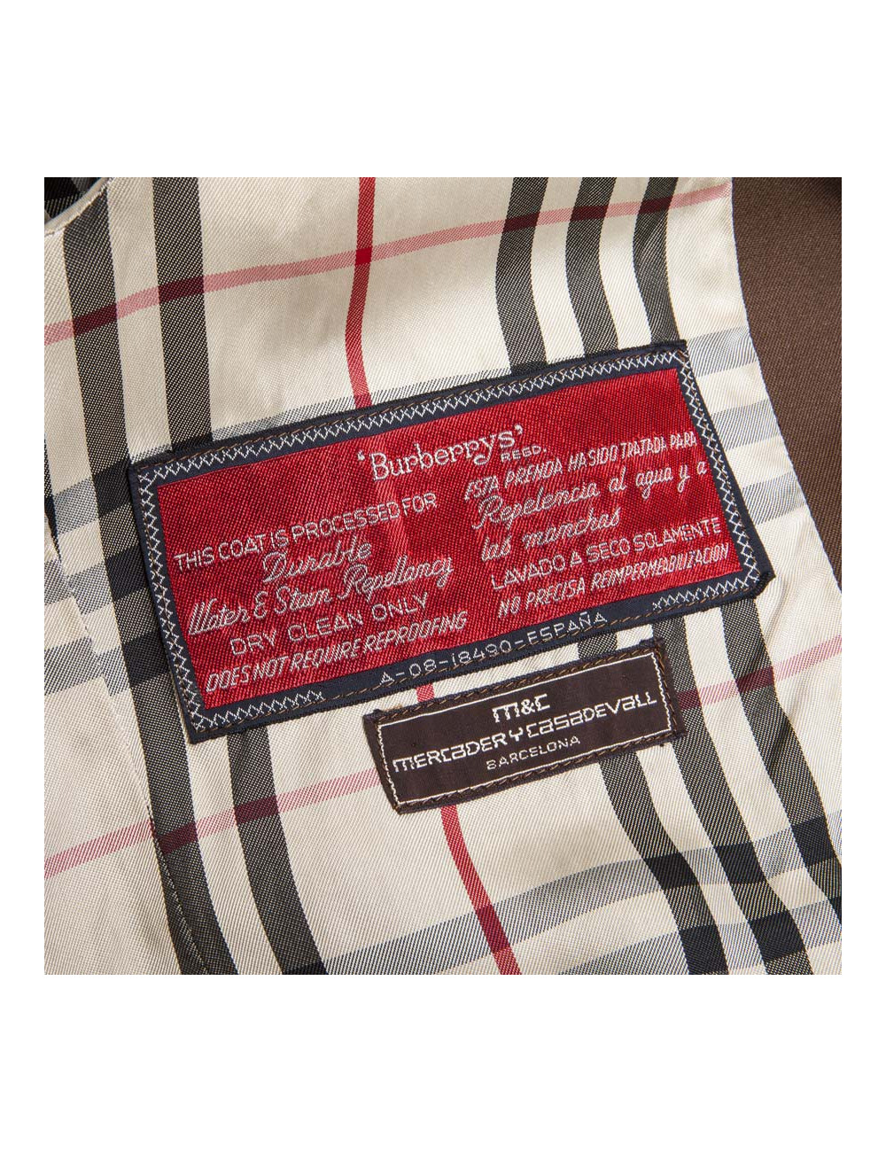 Imperméable BURBERRY'S (H) marron T 48 