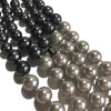 CHANEL 5 rows of pearls necklace