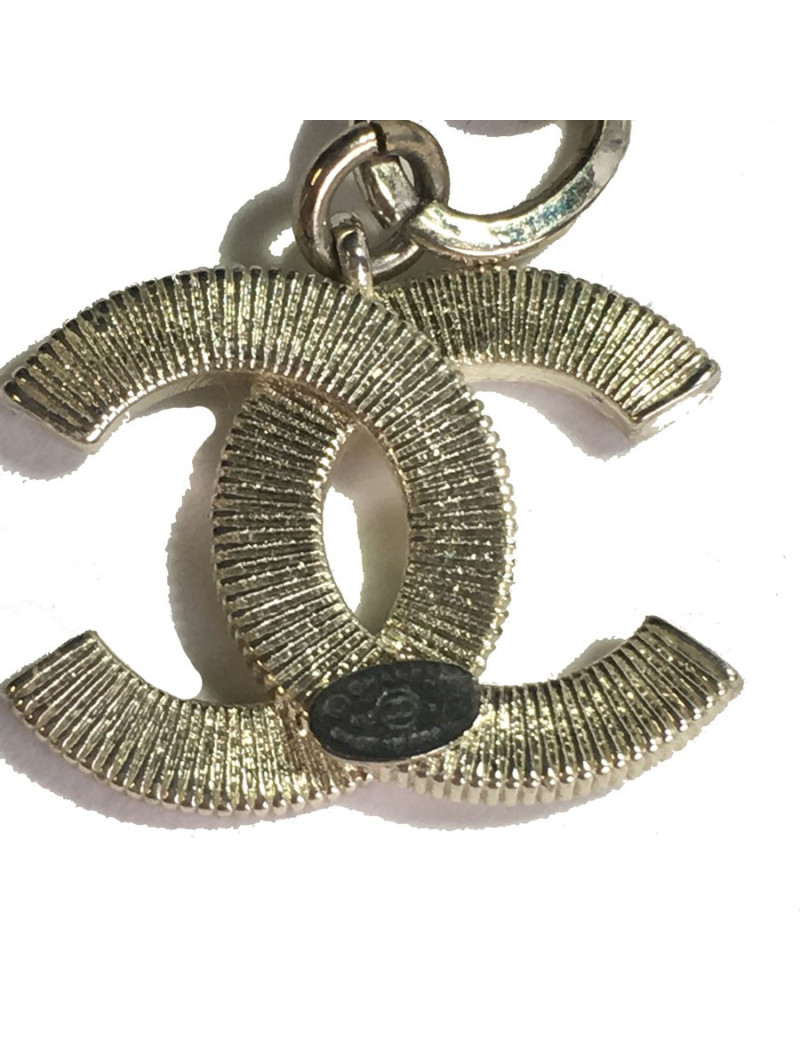 CHANEL 5 rows of pearls necklace