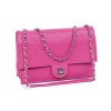 CHANEL quilted lambskin bag pink