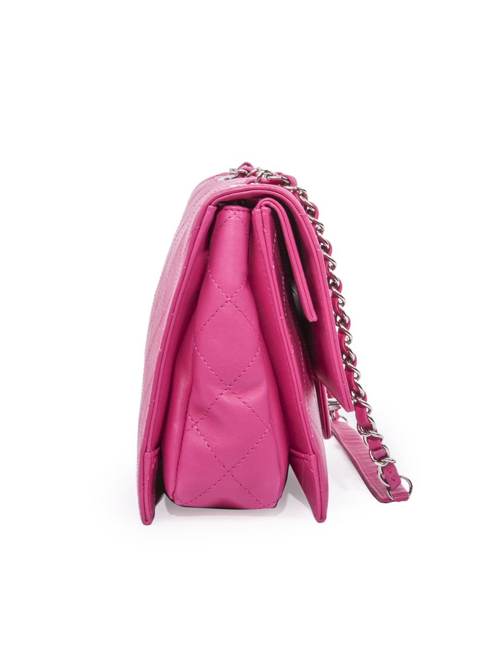 Sac CHANEL cuir d'agneau  rose 
