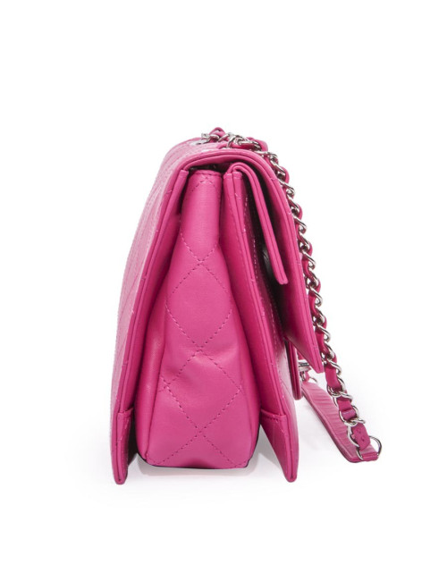 Sac CHANEL cuir d'agneau  rose 