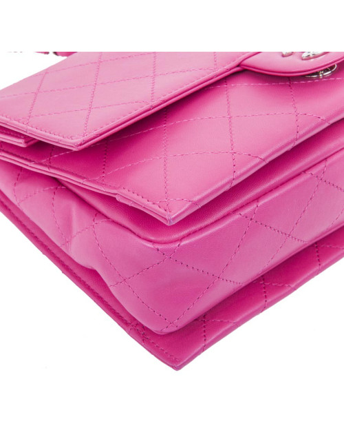 Sac CHANEL cuir d'agneau  rose 