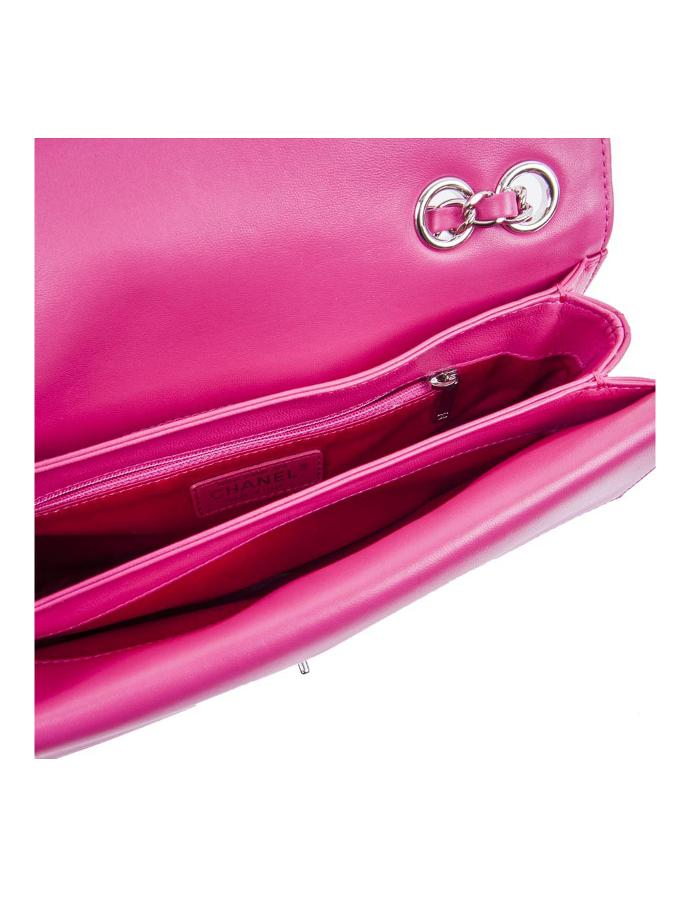 Sac CHANEL cuir d'agneau  rose 