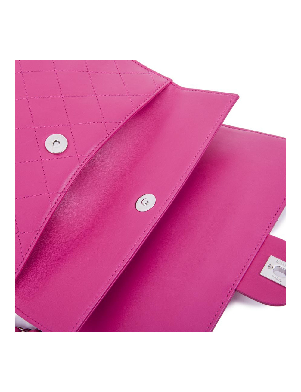 Sac CHANEL cuir d'agneau  rose 