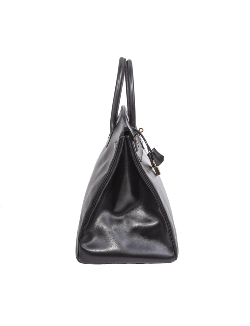  Birkin 40 HERMES cuir box noir 
