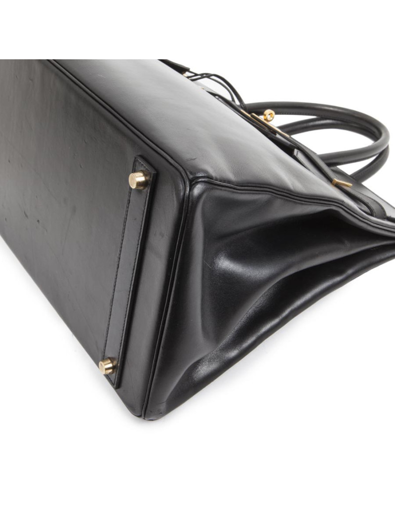  Birkin 40 HERMES cuir box noir 