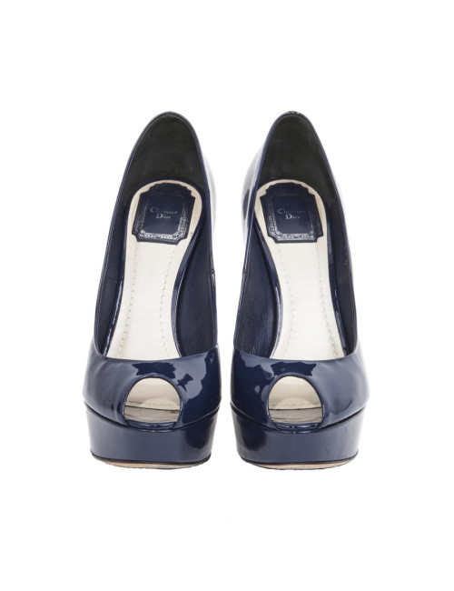 Escarpins DIOR T37.5 cuir verni