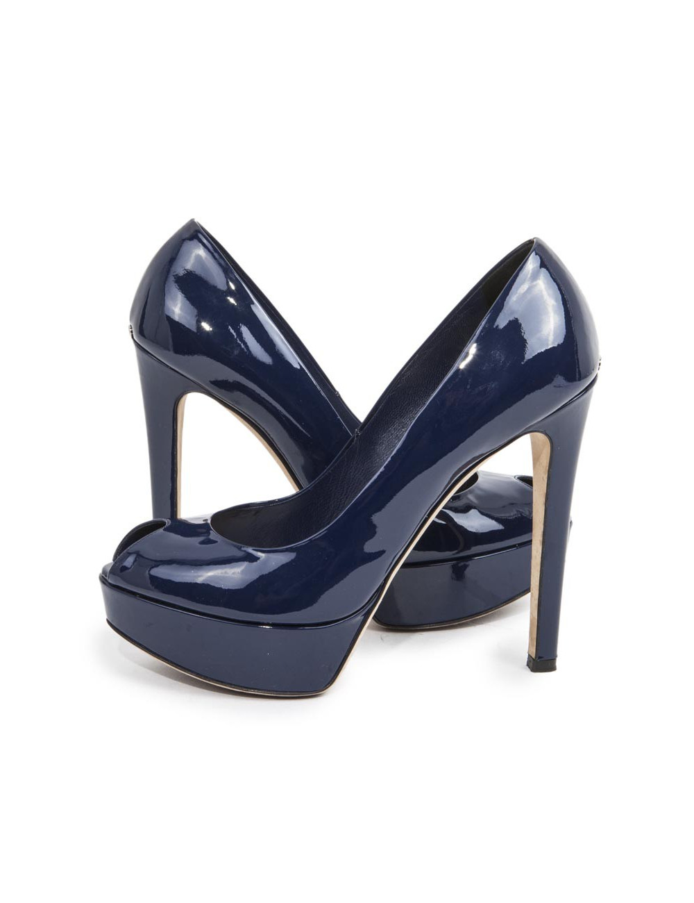 Escarpins DIOR T37.5 cuir verni