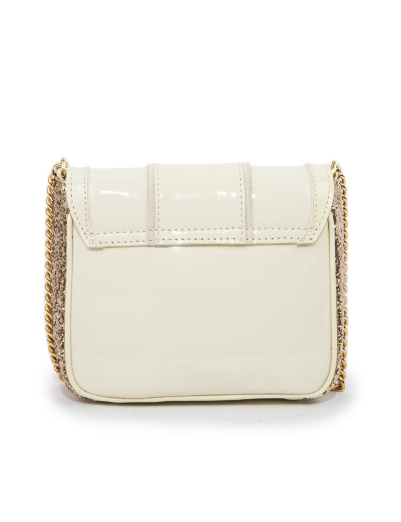 Petit sac JACKIE SMITH en cuir et doré