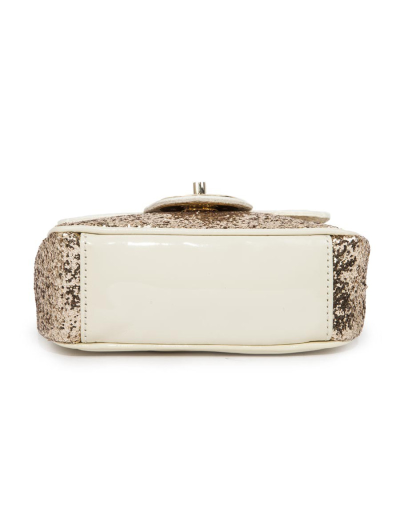 Petit sac JACKIE SMITH en cuir et doré