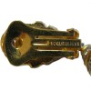 Boucles d'oreille clips VOGUE BIJOUX en métal doré, strass et perles nacrées