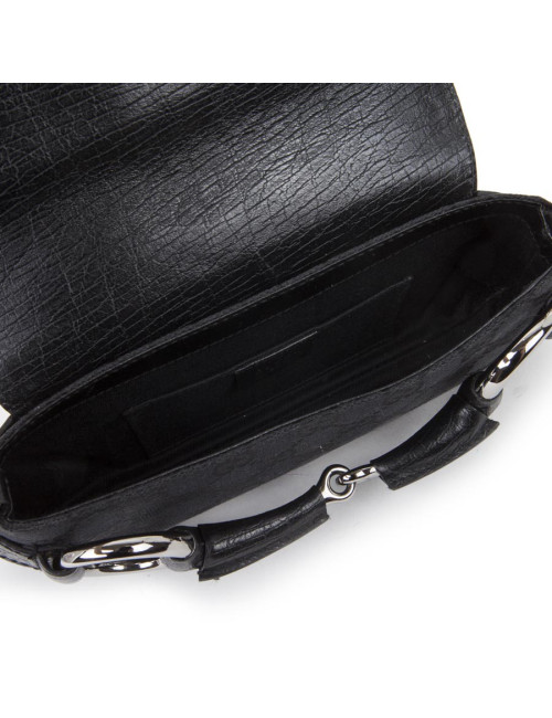 Sac GUCCI cuir monogram avec boucle mors