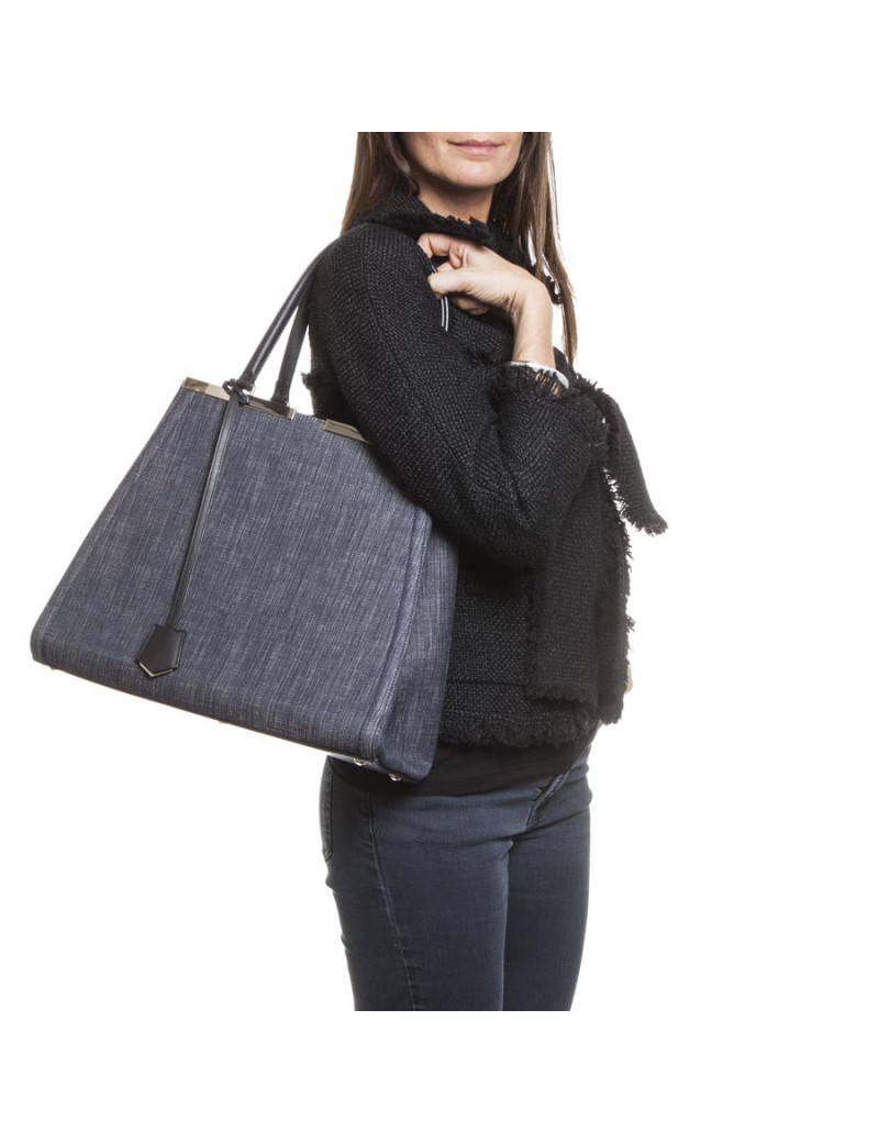 Sac '2 jours' FENDI en toile denim