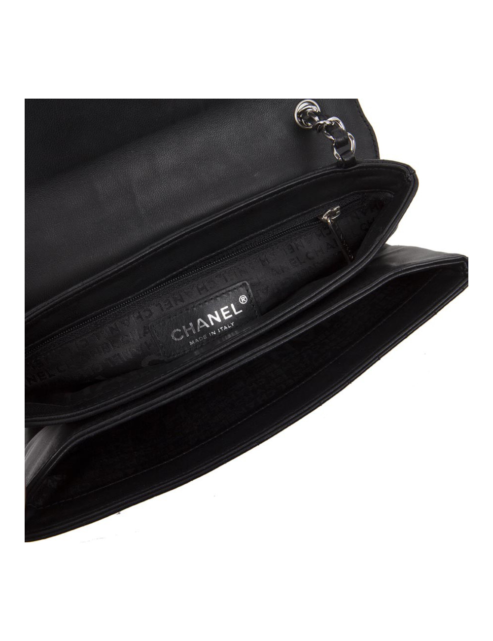 Sac baguette CHANEL noir 