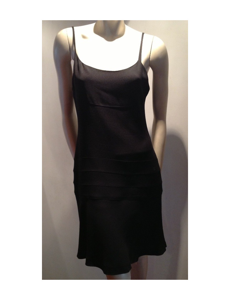 Robe + veste CHANEL twin set noir