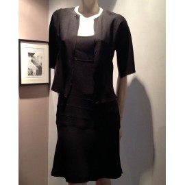 All black CHANEL (dress and jacket)