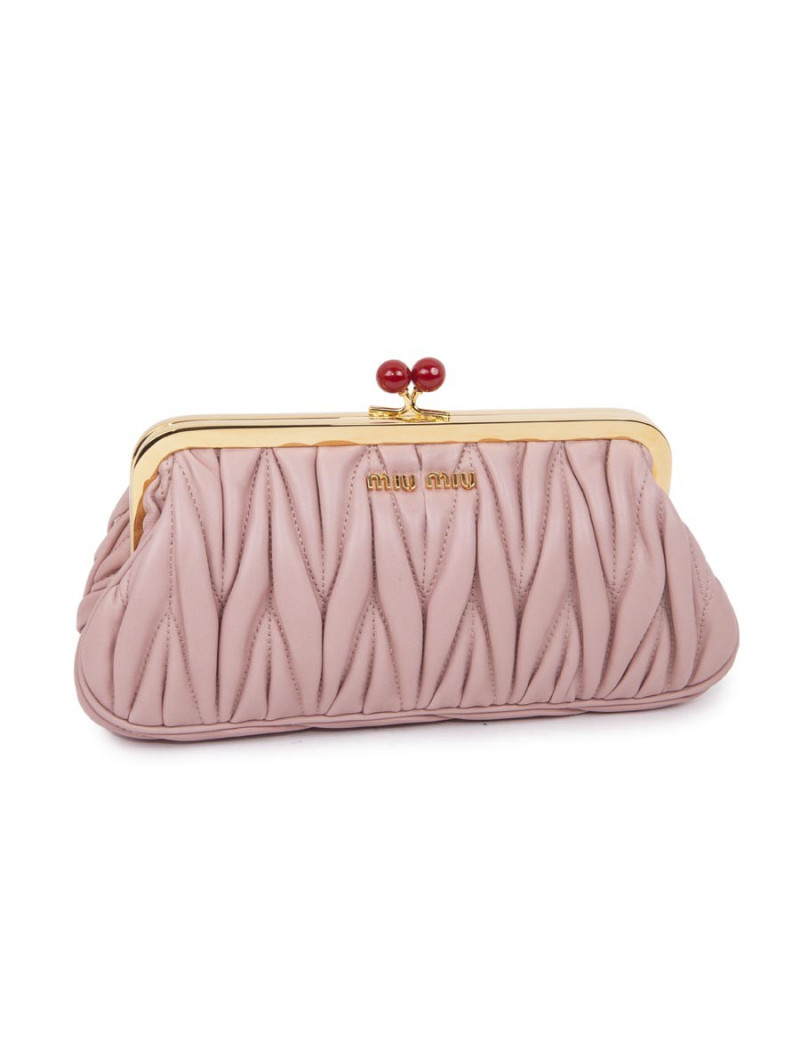 Pochette MIU MIU rose poudré