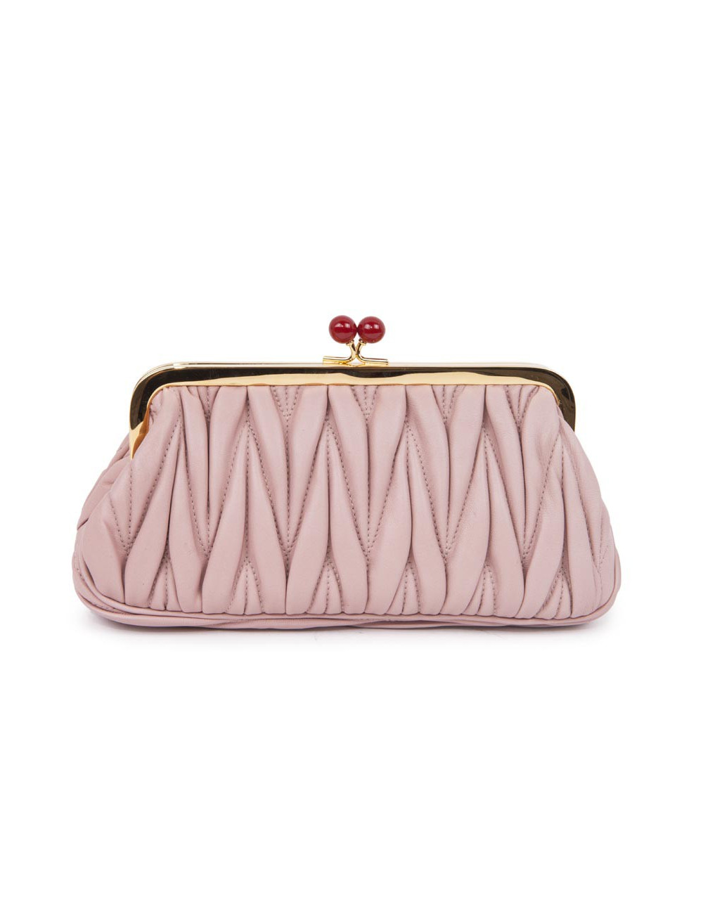Pochette MIU MIU rose poudré