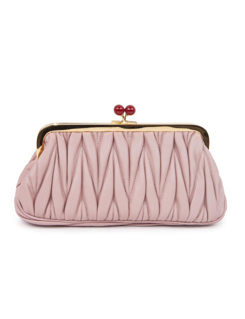 Pochette MIU MIU rose poudré