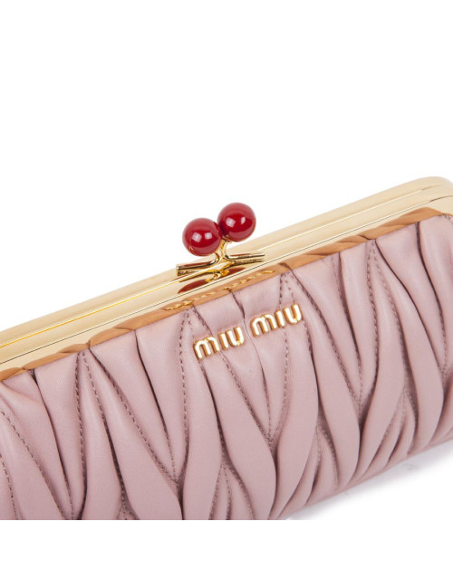 Pochette MIU MIU rose poudré
